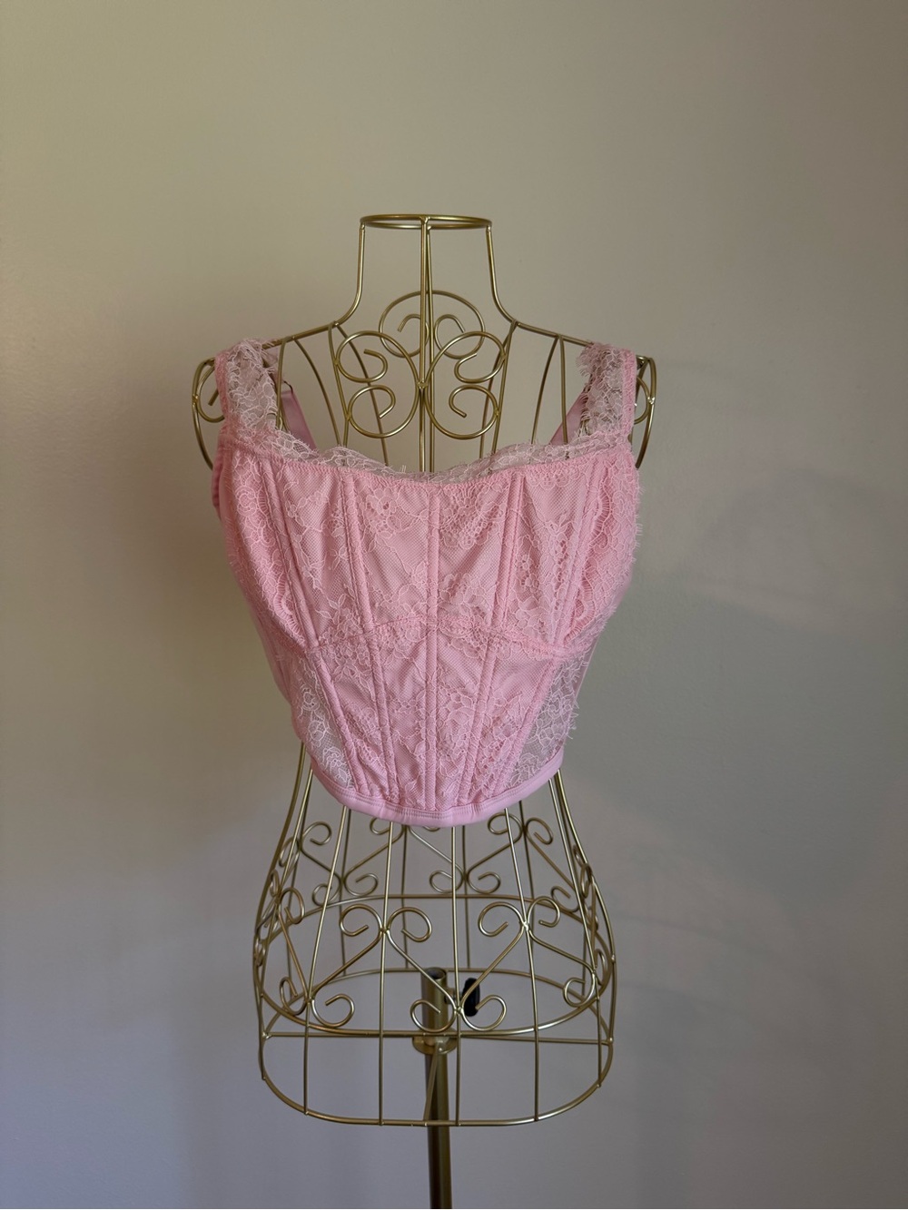 Victoria's Secret Pink Lace Bustier